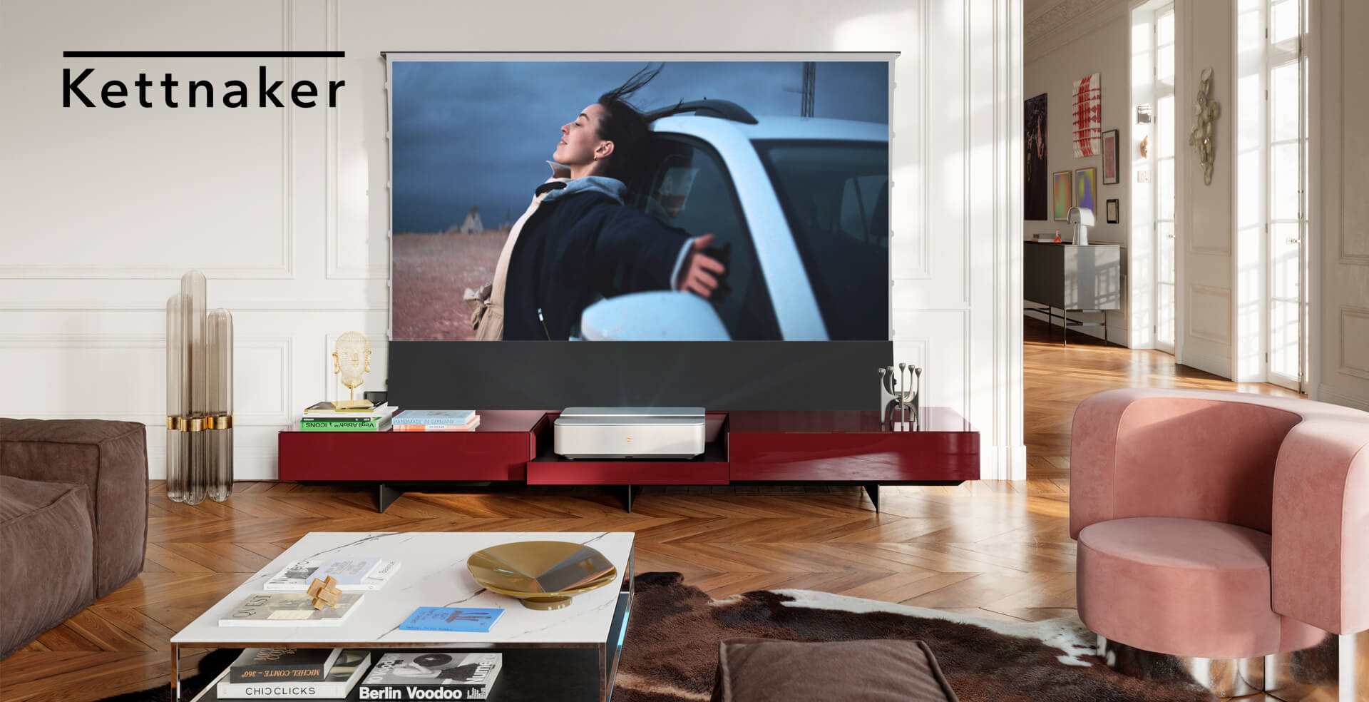Moderne Kettnaker Möbel präsentieren sich in einem stilvollen Wohnzimmer mit elegantem Design und gemütlicher Atmosphäre.
